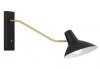 FARBON LONG READING WALL LIGHT. BLACK OR WHITE FINISH